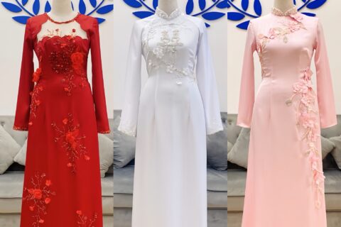 Top 5+ mẫu áo dài cô dâu đẹp nhất 2024